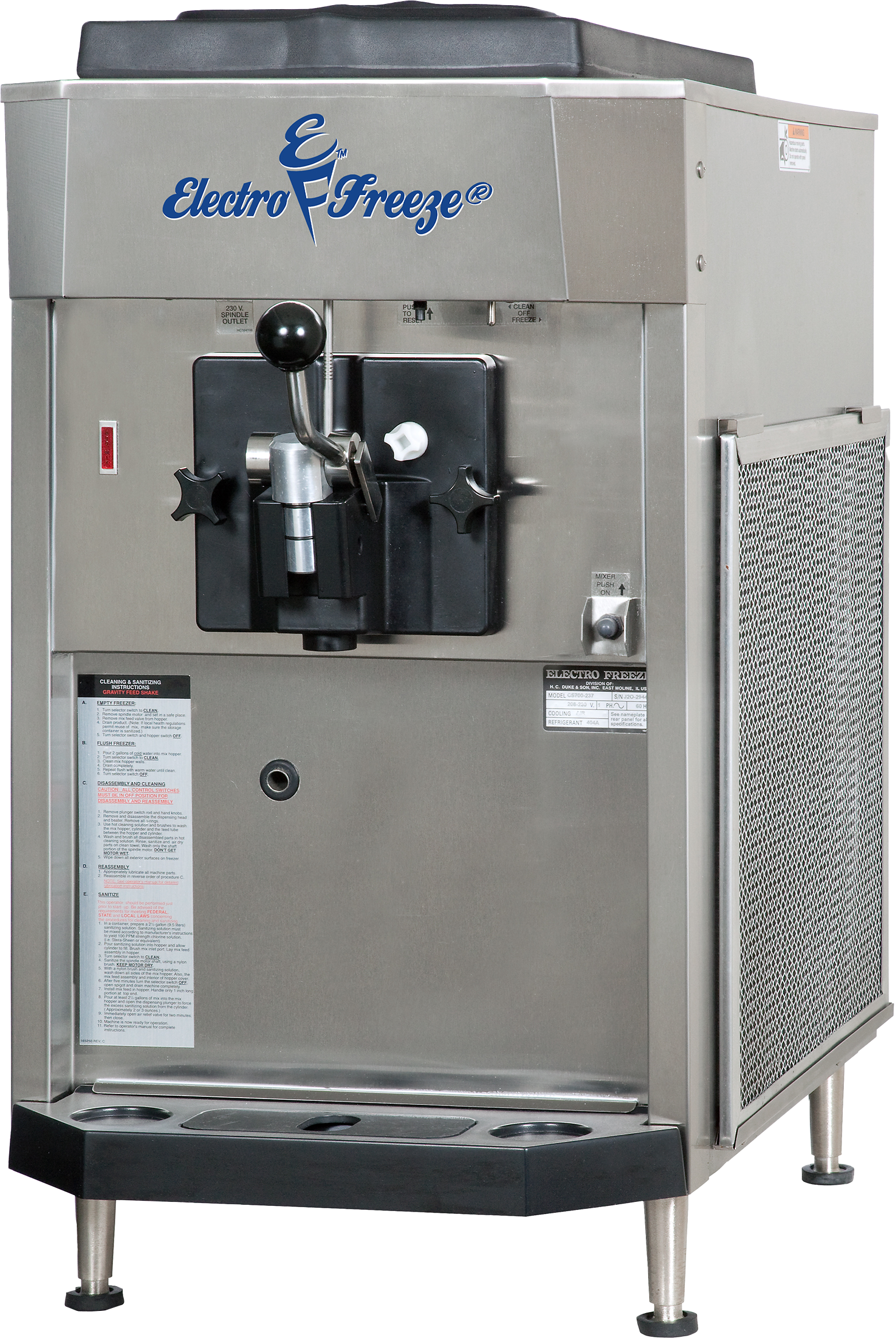 Electrofreeze&nbsp;CS700&nbsp;Parts