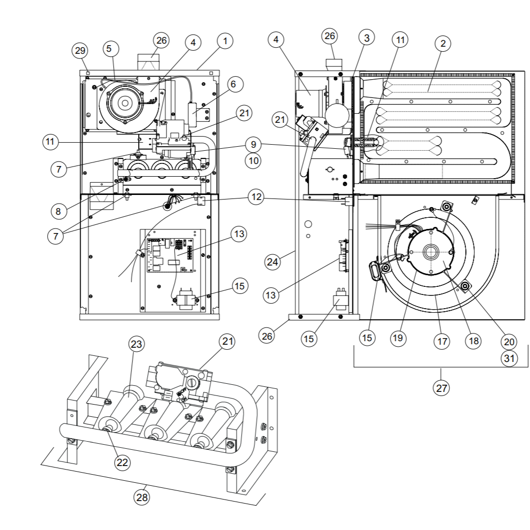 York&nbsp;FG8D10020MU12A&nbsp;Parts